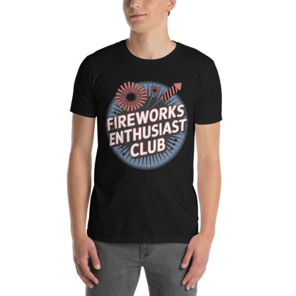 Fireworks Enthusiast T-Shirt for Families – Exploding Firecracker Design - Fireworks Enthusiast Club A - Image 2