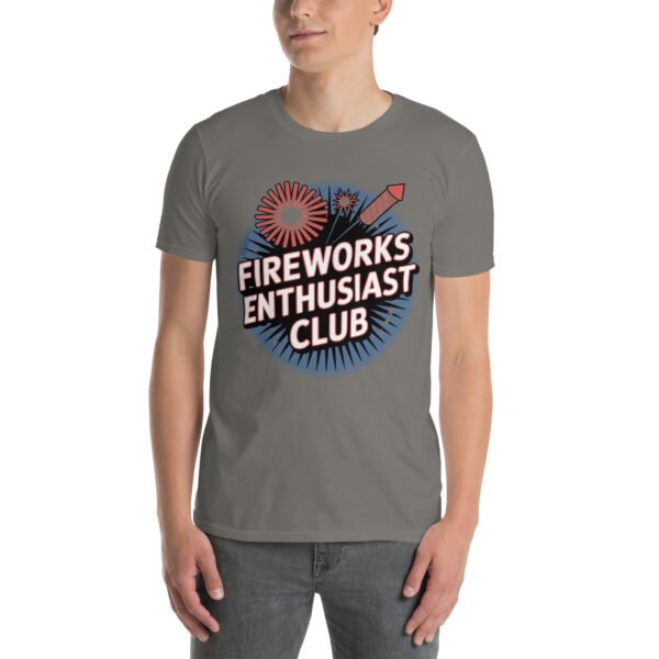 Fireworks Enthusiast T-Shirt for Families – Exploding Firecracker Design - Fireworks Enthusiast Club A - Image 11