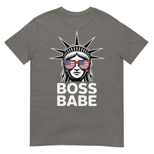 Boss Babe Liberty T-Shirt – Statue of Liberty with USA Sunglasses Tee - Image 11
