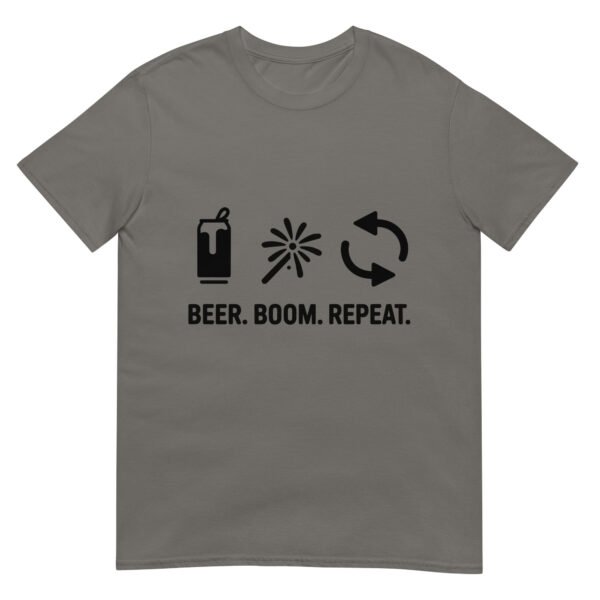 Beer. Boom. Repeat. – Minimalist 4th of July Tee - Image 7
