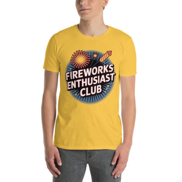 Fireworks Enthusiast T-Shirt for Families – Exploding Firecracker Design - Fireworks Enthusiast Club A - Image 15