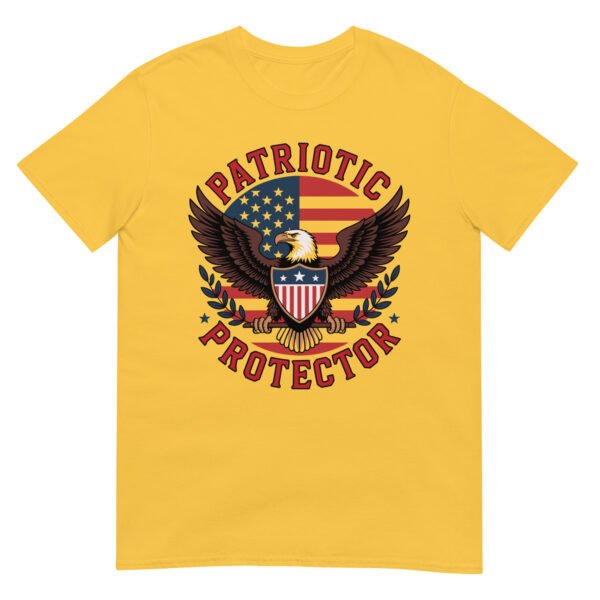 Patriotic Americana T-Shirt for Veterans – Eagle & Flag Crest - Patriotic Protector B - Image 5