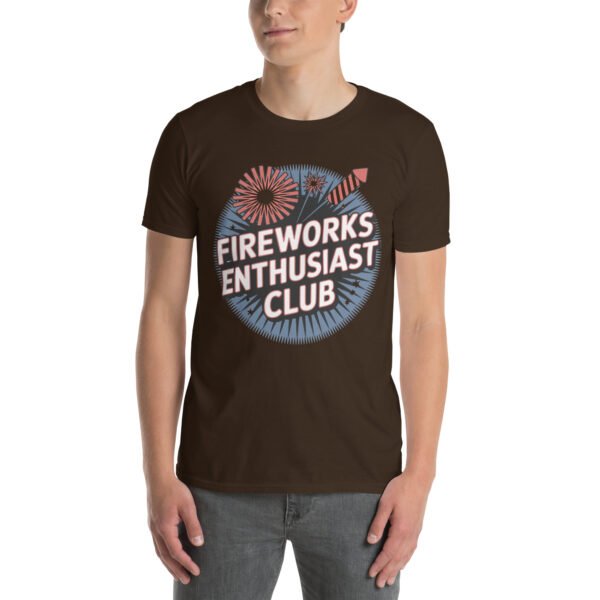 Fireworks Enthusiast T-Shirt for Families – Exploding Firecracker Design - Fireworks Enthusiast Club A - Image 4