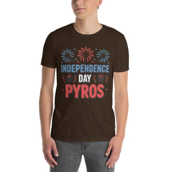 Independence Day BBQ T-Shirt for Young Adults – Fireworks Grill Diagram - Independence Day Pyros B - Image 3