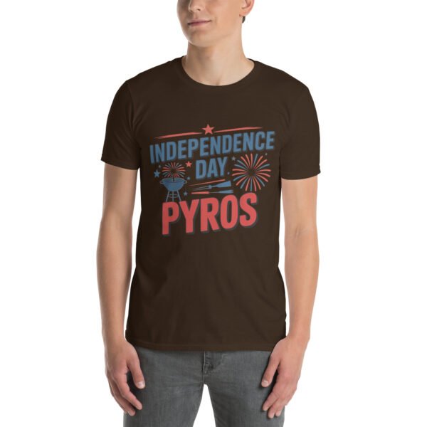 Independence Day BBQ T-Shirt for Young Adults – Fireworks Grill Diagram - Independence Day Pyros C - Image 4