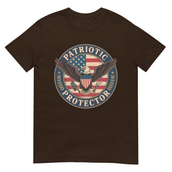 Patriotic Americana T-Shirt for Veterans – Eagle & Flag Crest - Patriotic Protector A - Image 3