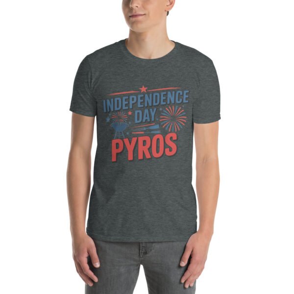 Independence Day BBQ T-Shirt for Young Adults – Fireworks Grill Diagram - Independence Day Pyros C - Image 6