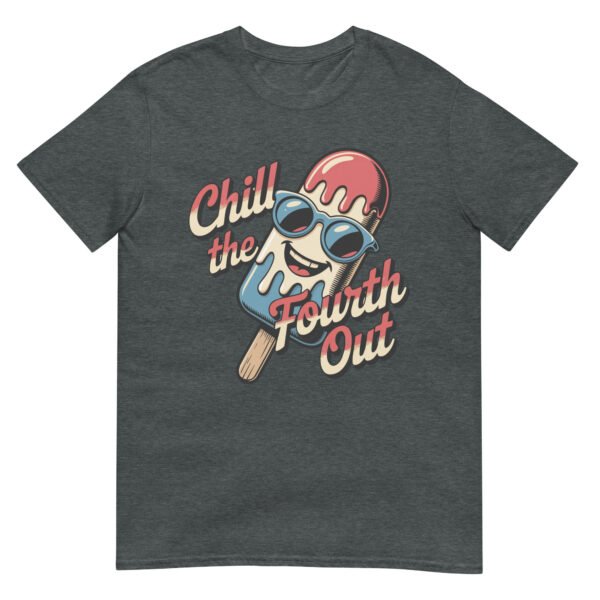 Chill the Fourth Out T-Shirt – Funny Popsicle Cartoon USA Tee - Image 6