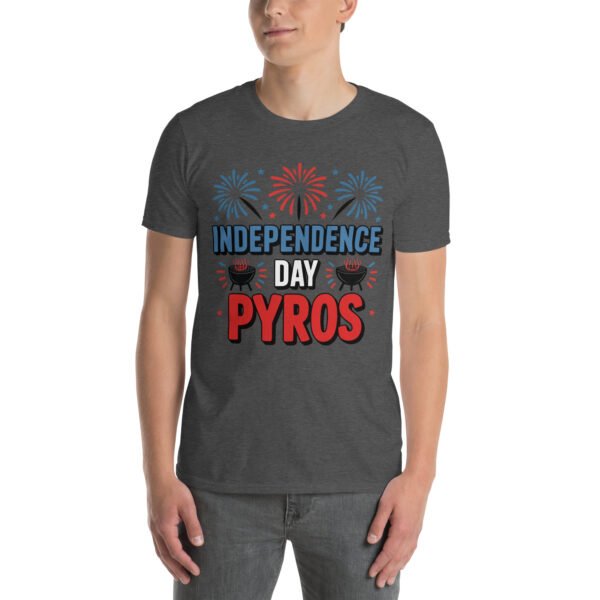 Independence Day BBQ T-Shirt for Young Adults – Fireworks Grill Diagram - Independence Day Pyros B - Image 7