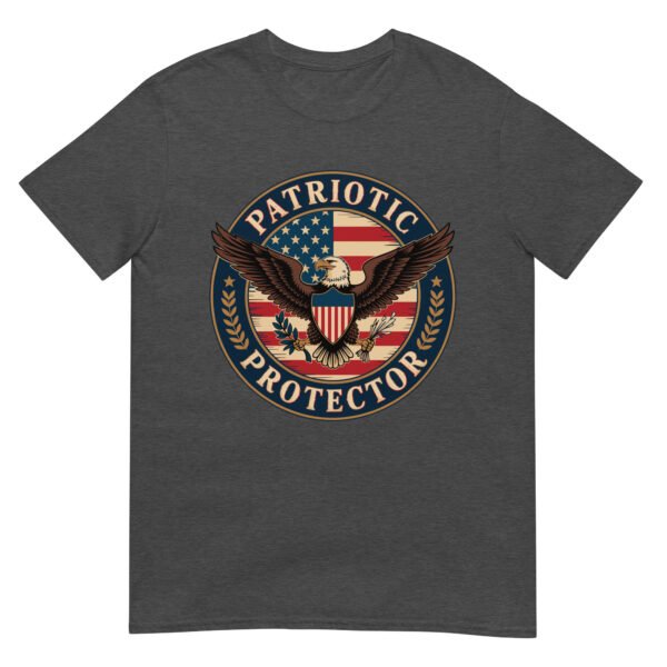 Patriotic Americana T-Shirt for Veterans – Eagle & Flag Crest - Patriotic Protector A - Image 7
