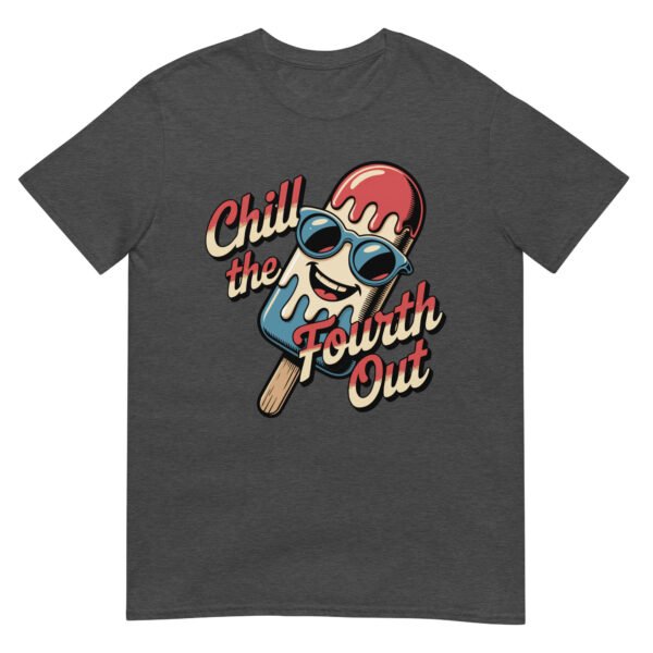 Chill the Fourth Out T-Shirt – Funny Popsicle Cartoon USA Tee - Image 8