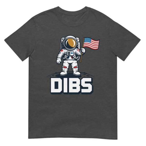 Dibs Moon Landing Astronaut T-Shirt – Retro July 4th Space USA Tee - Image 8