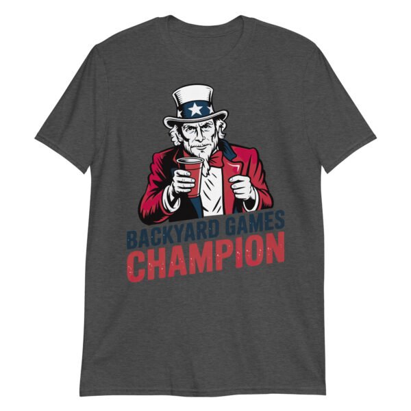 Backyard Games Champion T-Shirt – Uncle Sam Party Style - Image 6