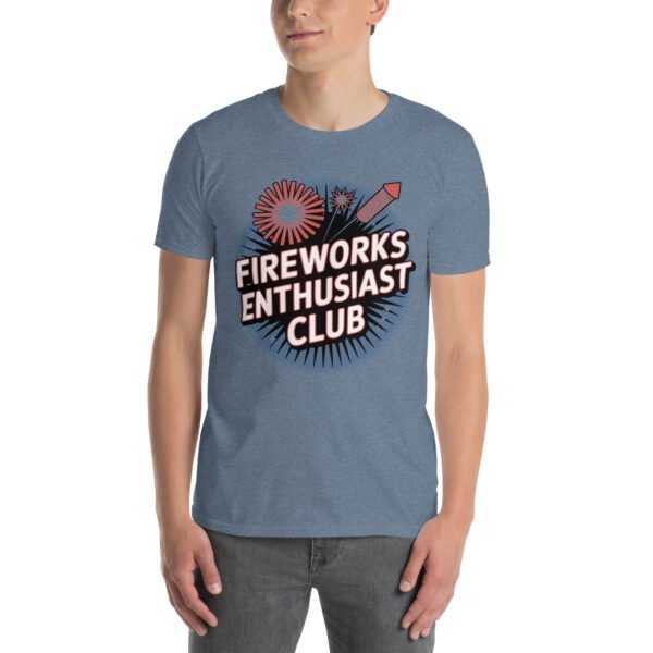 Fireworks Enthusiast T-Shirt for Families – Exploding Firecracker Design - Fireworks Enthusiast Club A - Image 13
