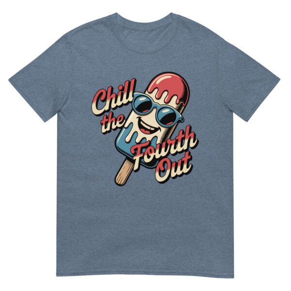 Chill the Fourth Out T-Shirt – Funny Popsicle Cartoon USA Tee - Image 13