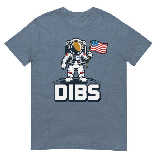 Dibs Moon Landing Astronaut T-Shirt – Retro July 4th Space USA Tee - Image 14