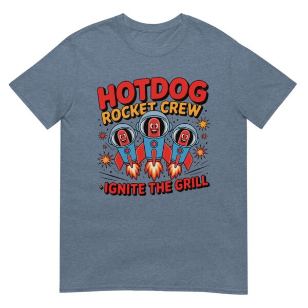 Hotdog Rocket Crew T-Shirt – Ignite the Grill - Image 25