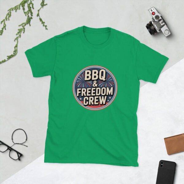 BBQ & Freedom Crew Retro 4th of July Family Matching T-Shirt - Image 13