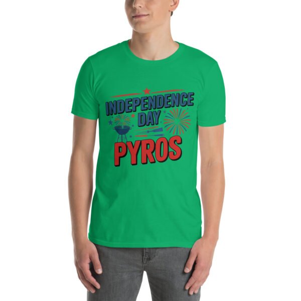 Independence Day BBQ T-Shirt for Young Adults – Fireworks Grill Diagram - Independence Day Pyros C - Image 15