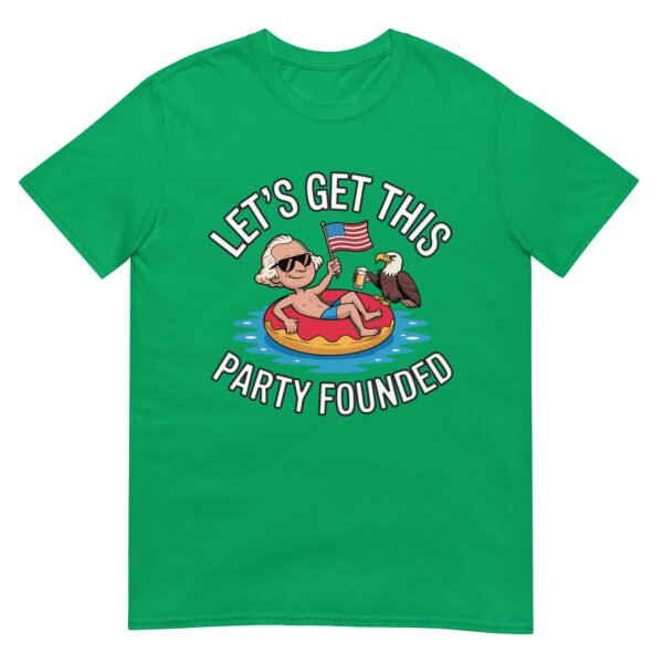 Let’s Get This Party Founded T-Shirt – George Washington Floatie Tee - Image 14