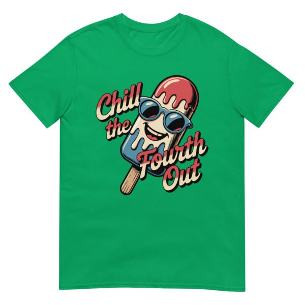 Chill the Fourth Out T-Shirt – Funny Popsicle Cartoon USA Tee - Image 14