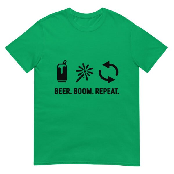 Beer. Boom. Repeat. – Minimalist 4th of July Tee - Image 10