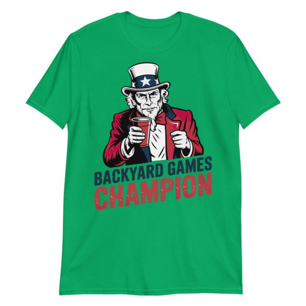 Backyard Games Champion T-Shirt – Uncle Sam Party Style - Image 13