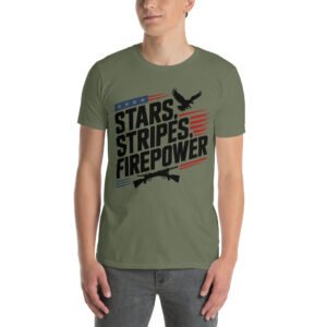 Americana Family T-Shirt for Proud Americans – Eagle Flag Collage - Stars Stripes Tribe A
