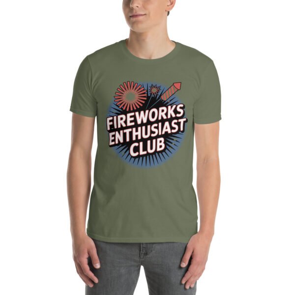 Fireworks Enthusiast T-Shirt for Families – Exploding Firecracker Design - Fireworks Enthusiast Club A - Image 10