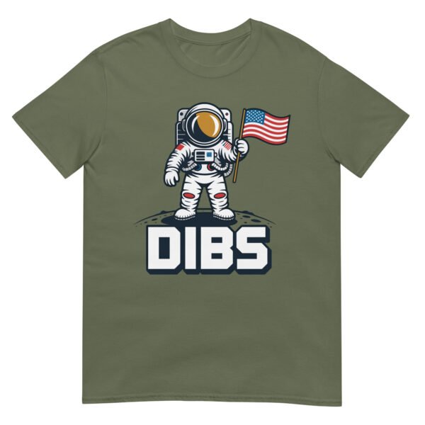 Dibs Moon Landing Astronaut T-Shirt – Retro July 4th Space USA Tee - Image 11