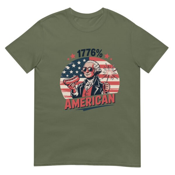 1776% American – Retro Founding Father Tee - Image 11