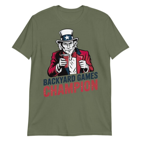 Backyard Games Champion T-Shirt – Uncle Sam Party Style - Image 9