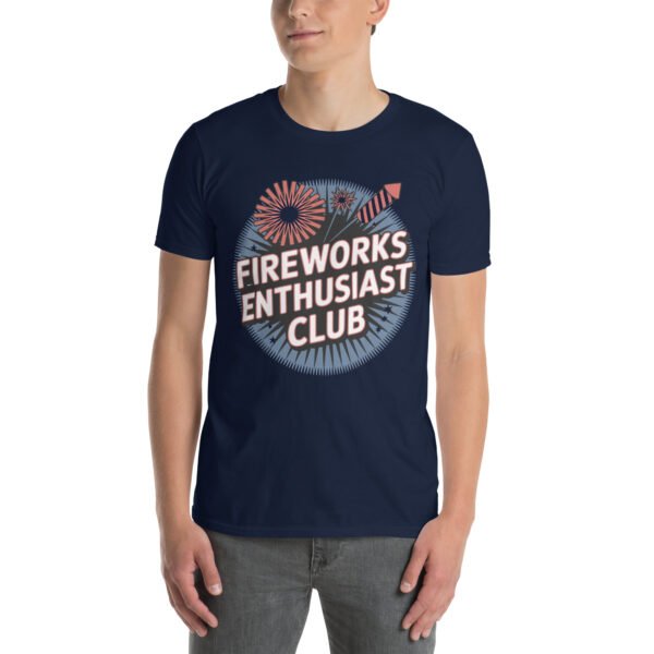 Fireworks Enthusiast T-Shirt for Families – Exploding Firecracker Design - Fireworks Enthusiast Club A - Image 3