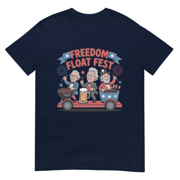 Freedom Float Fest T-Shirt – Founding Fathers Parade Ride - Image 2