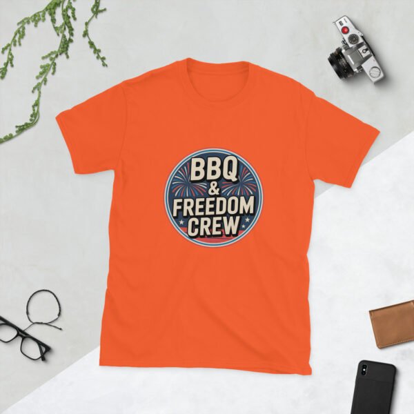 BBQ & Freedom Crew Retro 4th of July Family Matching T-Shirt - Image 11