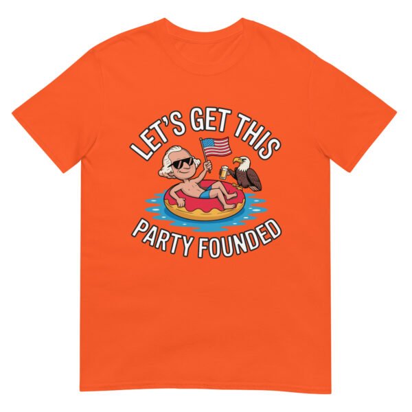 Let’s Get This Party Founded T-Shirt – George Washington Floatie Tee - Image 12