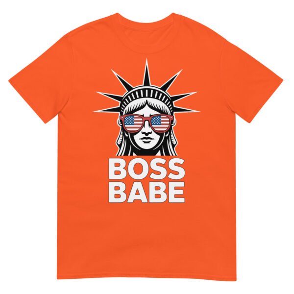 Boss Babe Liberty T-Shirt – Statue of Liberty with USA Sunglasses Tee - Image 12