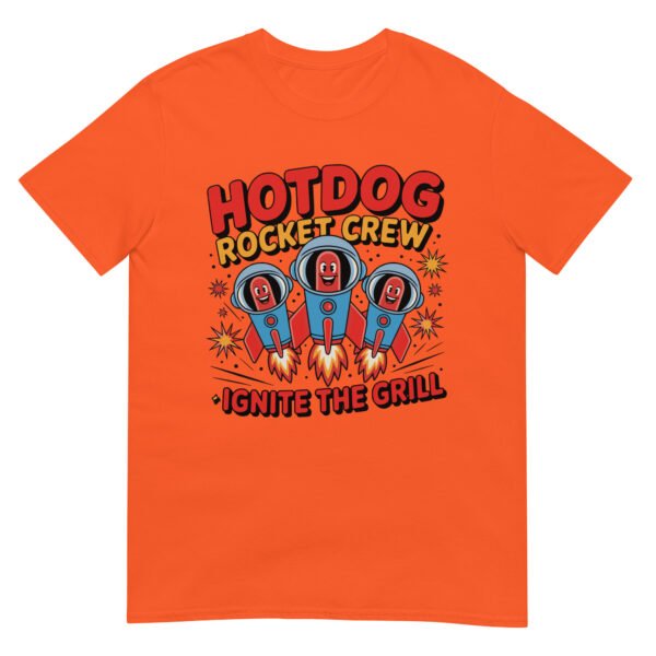 Hotdog Rocket Crew T-Shirt – Ignite the Grill - Image 23