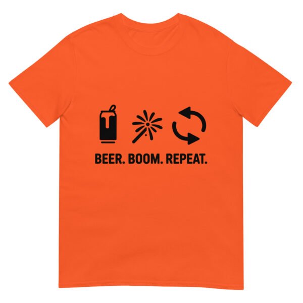 Beer. Boom. Repeat. – Minimalist 4th of July Tee - Image 8