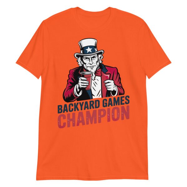 Backyard Games Champion T-Shirt – Uncle Sam Party Style - Image 11
