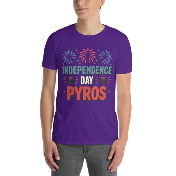 Independence Day BBQ T-Shirt for Young Adults – Fireworks Grill Diagram - Independence Day Pyros B - Image 4