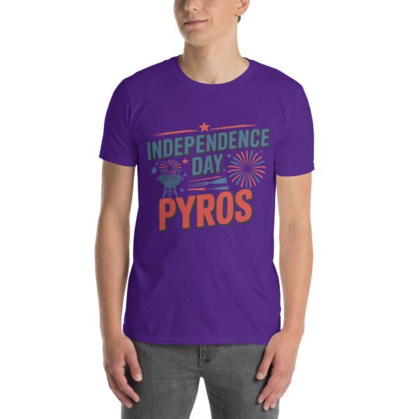 Independence Day BBQ T-Shirt for Young Adults – Fireworks Grill Diagram - Independence Day Pyros C - Image 5