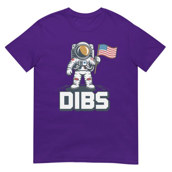 Dibs Moon Landing Astronaut T-Shirt – Retro July 4th Space USA Tee - Image 5