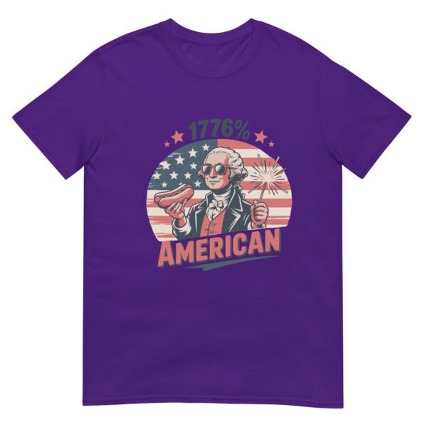 1776% American – Retro Founding Father Tee - Image 5