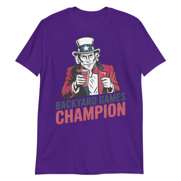 Backyard Games Champion T-Shirt – Uncle Sam Party Style - Image 4