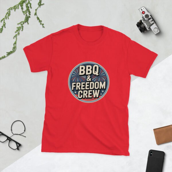 BBQ & Freedom Crew Retro 4th of July Family Matching T-Shirt - Image 6