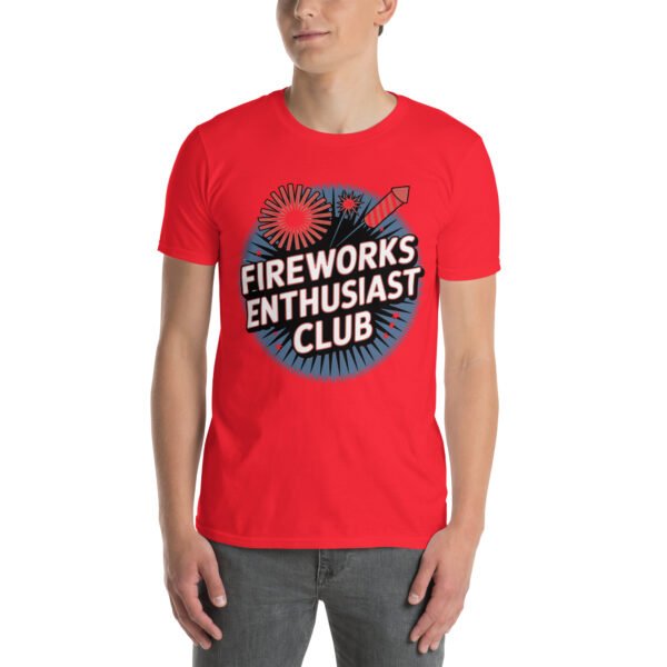 Fireworks Enthusiast T-Shirt for Families – Exploding Firecracker Design - Fireworks Enthusiast Club A - Image 7