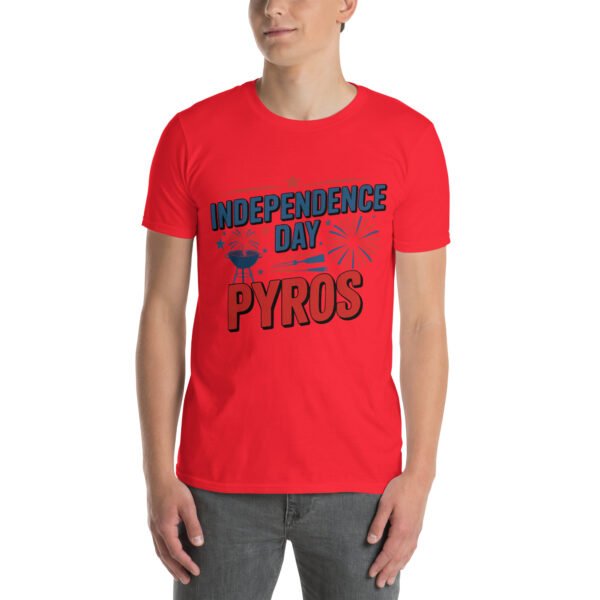 Independence Day BBQ T-Shirt for Young Adults – Fireworks Grill Diagram - Independence Day Pyros C - Image 7