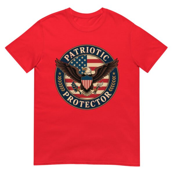 Patriotic Americana T-Shirt for Veterans – Eagle & Flag Crest - Patriotic Protector A - Image 6