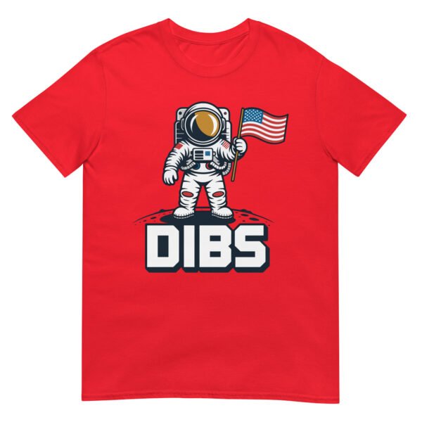 Dibs Moon Landing Astronaut T-Shirt – Retro July 4th Space USA Tee - Image 7